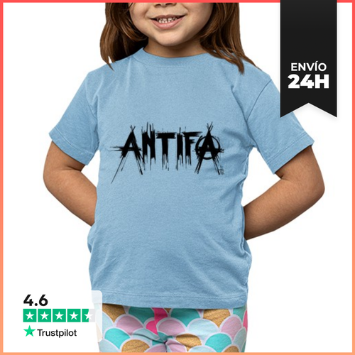Camiseta Clásica Para Niños Antifa LaTostadora - latostadora.com - Modalova