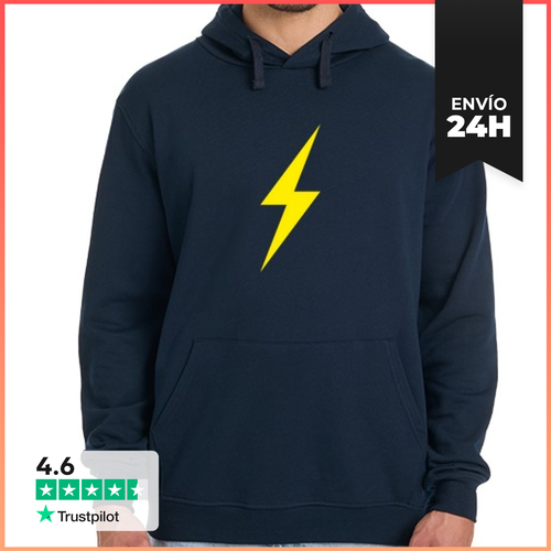 Sudadera Unisex Con Capucha Rayo Amarillo LaTostadora - latostadora.com - Modalova