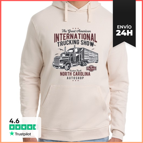Sudadera Unisex Con Capucha Big Truck LaTostadora - latostadora.com - Modalova
