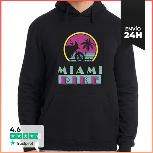 Sudadera Unisex Con Capucha Sudadera Miami Bike LaTostadora - latostadora.com - Modalova