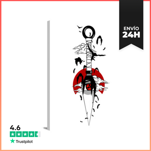 Lienzo Vertical Ninja Cuervo LaTostadora - latostadora.com - Modalova