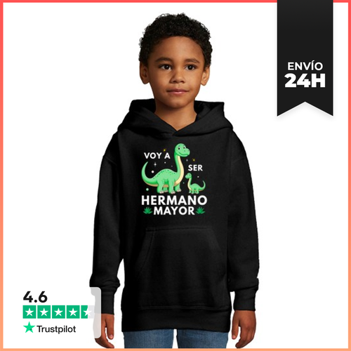 Sudadera Para Niños Con Capucha Voy A Ser Hermano Mayor - latostadora.com - Modalova