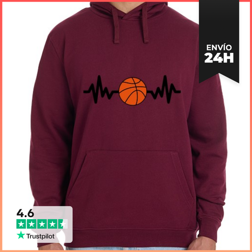 Sudadera Unisex Con Capucha El Baloncesto Es Vida Baloncesto - latostadora.com - Modalova
