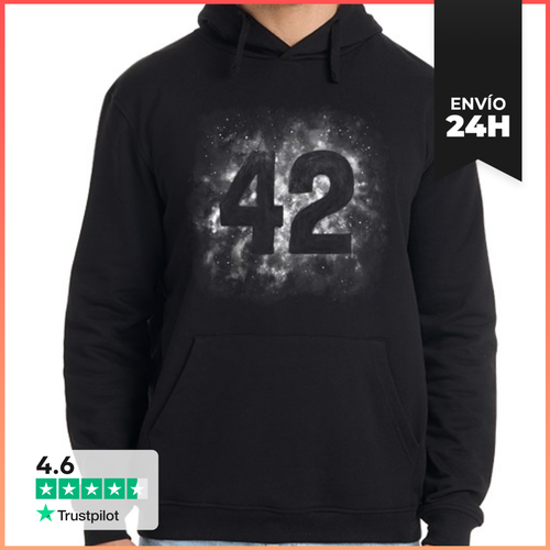 Sudadera Unisex Con Capucha 42 En El Espacio LaTostadora - latostadora.com - Modalova