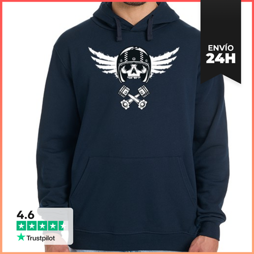 Sudadera Unisex Con Capucha Espíritu Motero LaTostadora - latostadora.com - Modalova