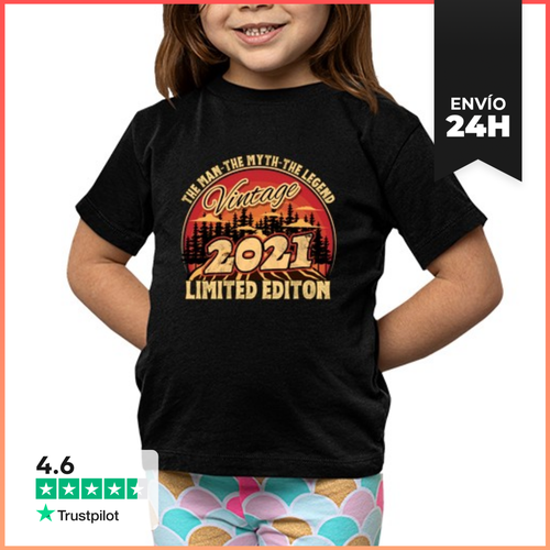 Camiseta Clásica Para Niños Vintage 2021 Edición Limitada El - latostadora.com - Modalova