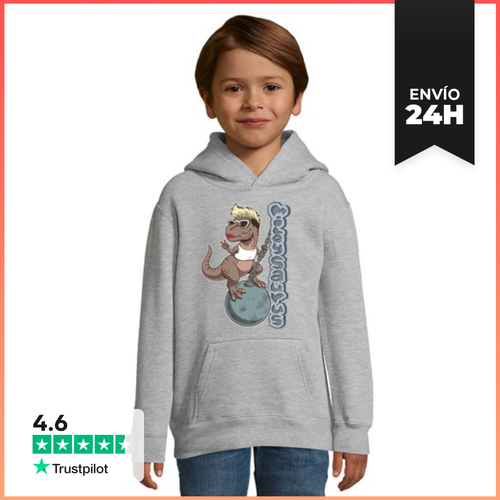 Sudadera Para Niños Con Capucha Mileysaurus - Sudadera Infantil - latostadora.com - Modalova