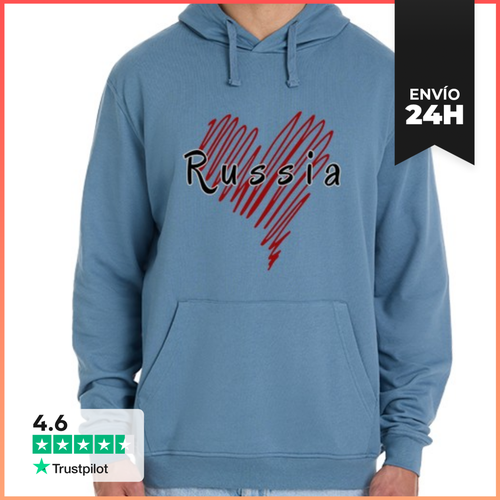 Sudadera Unisex Con Capucha Amo Rusia, Orgullo Ruso LaTostadora - latostadora.com - Modalova