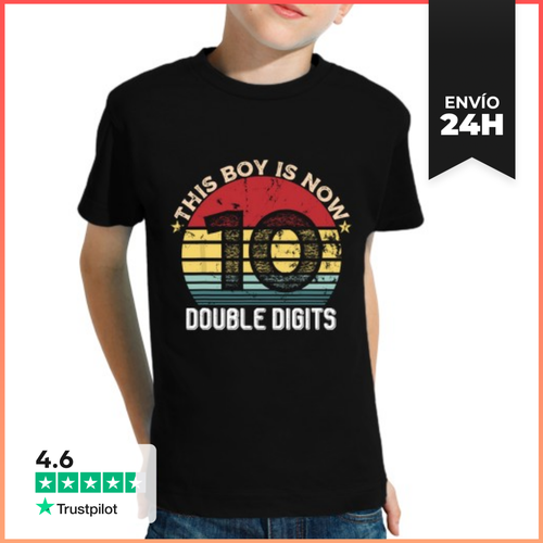 Camiseta Clásica Para Niños 10 Años De Edad De Dos Dígitos 10º - latostadora.com - Modalova