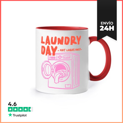 Taza De Colores LAUNDRY DAY HOT LOADS ONLY LaTostadora - latostadora.com - Modalova