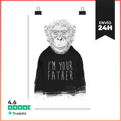 Póster Vertical Soy Tu Padre LaTostadora - latostadora.com - Modalova