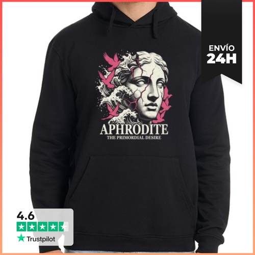 Sudadera Unisex Con Capucha Estatua De La Diosa Griega Afrodita - latostadora.com - Modalova