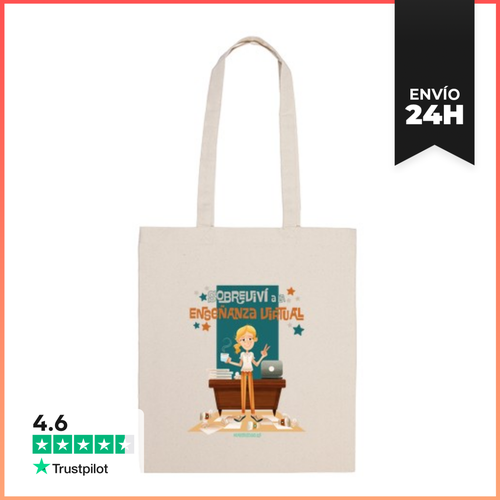 Bolsa De Tela Sobreviví A La Enseñanza Virtual - Bolsa De Tela - latostadora.com - Modalova