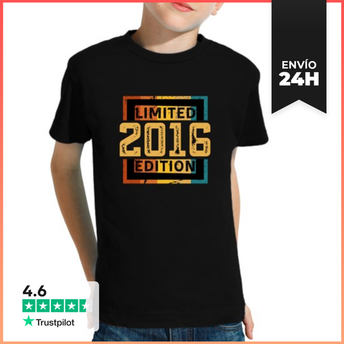 Camiseta Clásica Para Niños Edición Limitada 2016 Regalo De - latostadora.com - Modalova