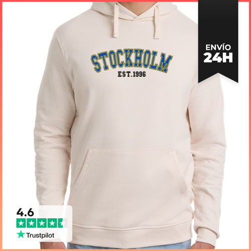 Sudadera Unisex Con Capucha Estocolmo 1996 LaTostadora - latostadora.com - Modalova