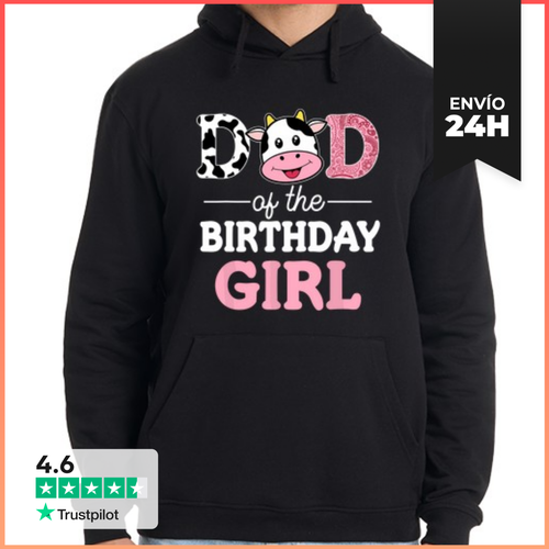 Sudadera Unisex Con Capucha Papá De La Niña De Cumpleaños Papá - latostadora.com - Modalova