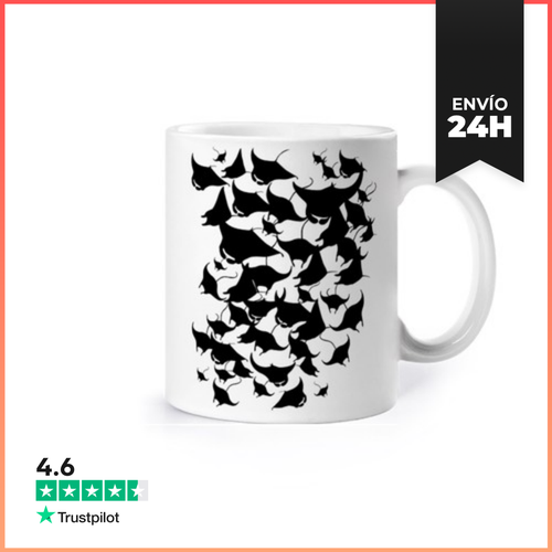 Taza Patron De Peces Manta LaTostadora - latostadora.com - Modalova