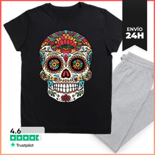 Pijama CALAVERA DE AZÚCAR MEXICANA LaTostadora - latostadora.com - Modalova