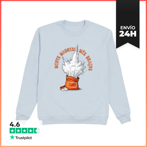Sudadera Unisex Menys Magnesi I Mes Braços Explosio De Magnesi - latostadora.com - Modalova