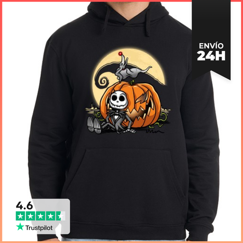 Sudadera Unisex Con Capucha El Rey Calabaza LaTostadora - latostadora.com - Modalova