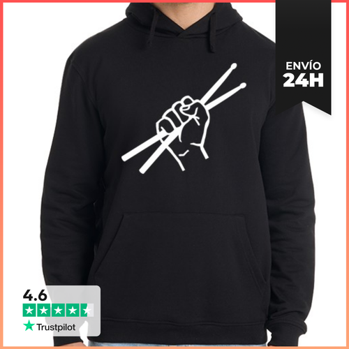 Sudadera Unisex Con Capucha Baquetas LaTostadora - latostadora.com - Modalova