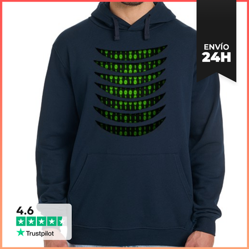 Sudadera Unisex Con Capucha Binary Code Inside LaTostadora - latostadora.com - Modalova
