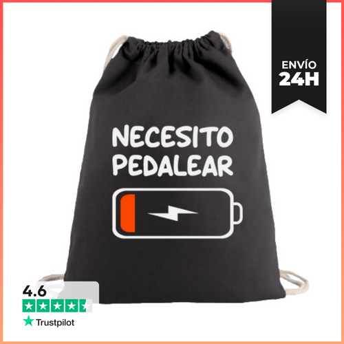 Mochila Saco Con Cuerdas Necesito Pedalear Bicicleta Ciclismo - latostadora.com - Modalova