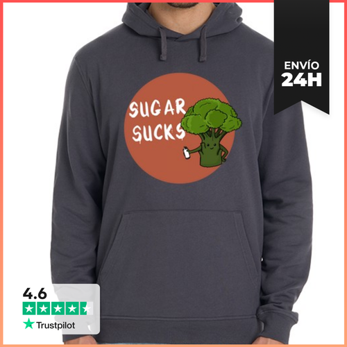 Sudadera Unisex Con Capucha SUGAR Sucks LaTostadora - latostadora.com - Modalova