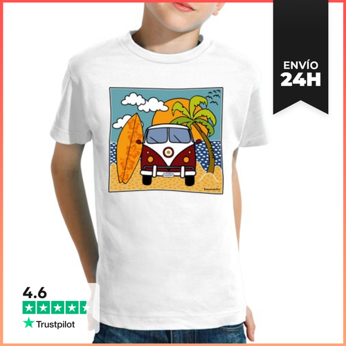 Camiseta Clásica Para Niños Surf Why Los Caños LaTostadora - latostadora.com - Modalova