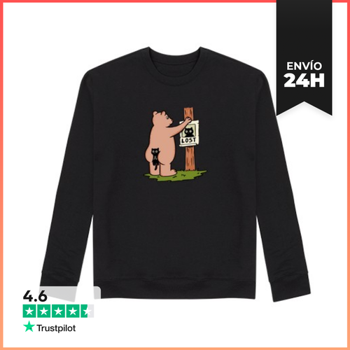 Sudadera Unisex Gato Perdido LaTostadora - latostadora.com - Modalova