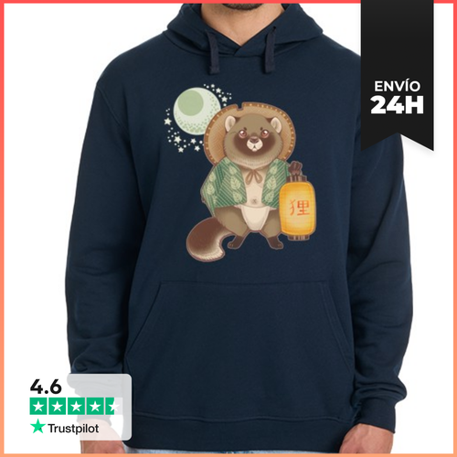 Sudadera Unisex Con Capucha Tanuki LaTostadora - latostadora.com - Modalova