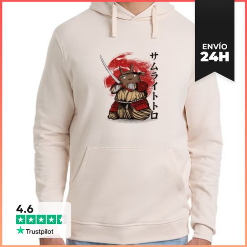 Sudadera Unisex Con Capucha Totoro Samurai LaTostadora - latostadora.com - Modalova