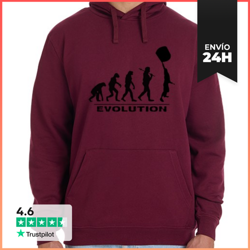 Sudadera Unisex Con Capucha Loco Drum - Evolution LaTostadora - latostadora.com - Modalova