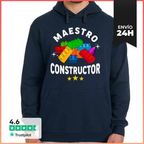 Sudadera Unisex Con Capucha Maestro Constructor Creativo Juguetes - latostadora.com - Modalova