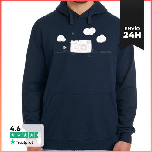 Sudadera Unisex Con Capucha Mujer, Jersey Con Capucha, Azul - latostadora.com - Modalova