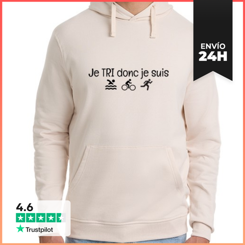 Sudadera Unisex Con Capucha Yo Tri Así Que Soy. Sudadera - latostadora.com - Modalova