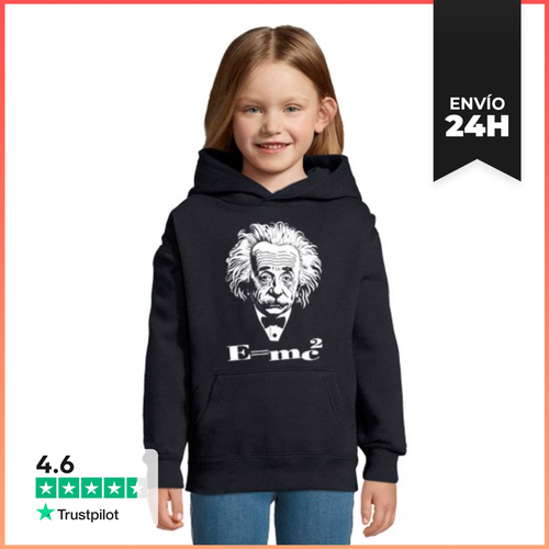 Sudadera Para Niños Con Capucha Einstein Y E Mc2 LaTostadora - latostadora.com - Modalova