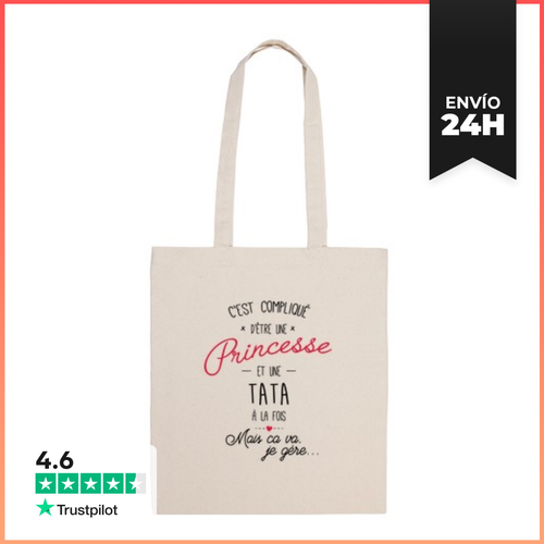 Bolsa De Tela Princesa Y Tata LaTostadora - latostadora.com - Modalova