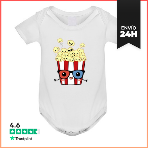 Body Bebé PopCorn 3D LaTostadora - latostadora.com - Modalova