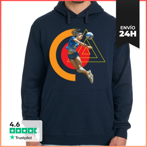 Sudadera Unisex Con Capucha Bolsón De Libero De Voleibol - latostadora.com - Modalova