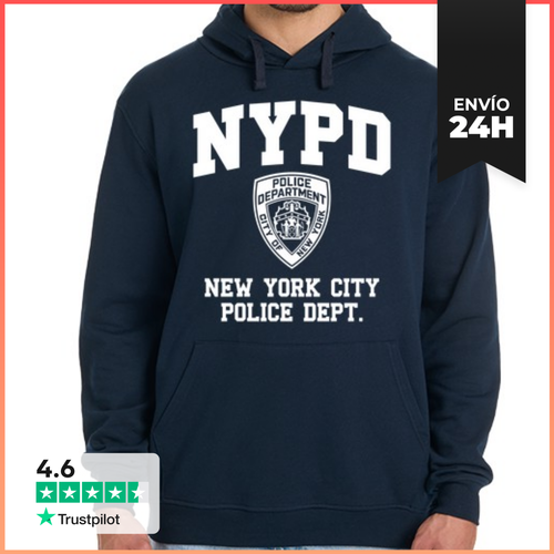 Sudadera Unisex Con Capucha Camiseta NYPD Mod.17 LaTostadora - latostadora.com - Modalova