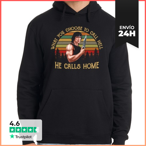 Sudadera Unisex Con Capucha Rambo LaTostadora - latostadora.com - Modalova