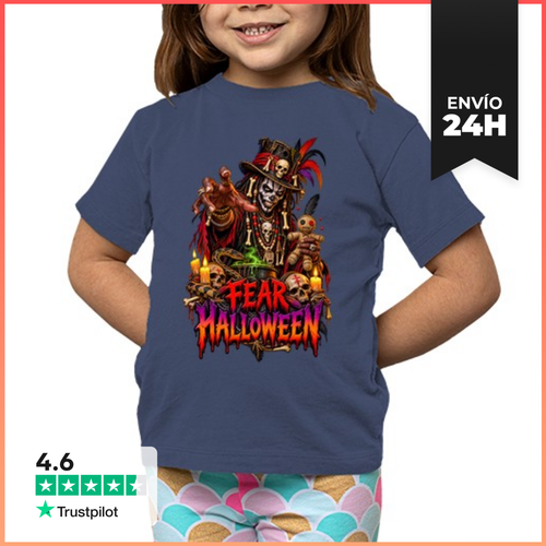 Camiseta Clásica Para Niños Vudú Halloween LaTostadora - latostadora.com - Modalova