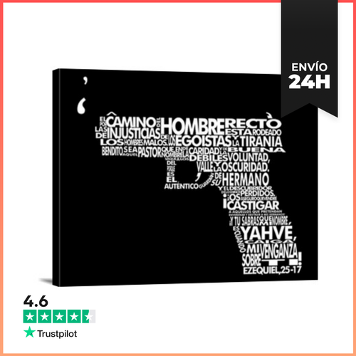 Lienzo Horizontal Pulp Fiction - Quote LaTostadora - latostadora.com - Modalova