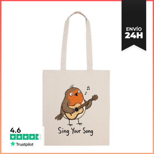 Bolsa De Tela Robin Playing Guitar And Singing Funny Gift For - latostadora.com - Modalova