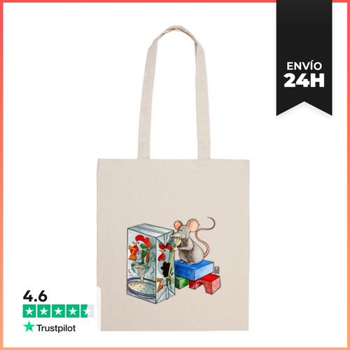 Bolsa De Tela Bolsa Asas, RATÓN CON BRICK SOPA LaTostadora - latostadora.com - Modalova