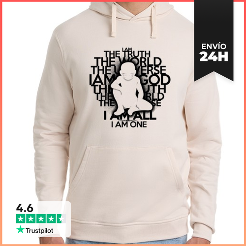 Sudadera Unisex Con Capucha La Verdad - Versión En Negro - latostadora.com - Modalova