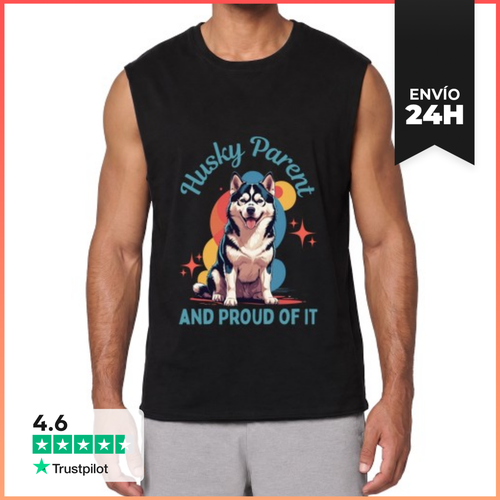 Camiseta Sin Mangas Orgulloso Dueño De Un Husky LaTostadora - latostadora.com - Modalova