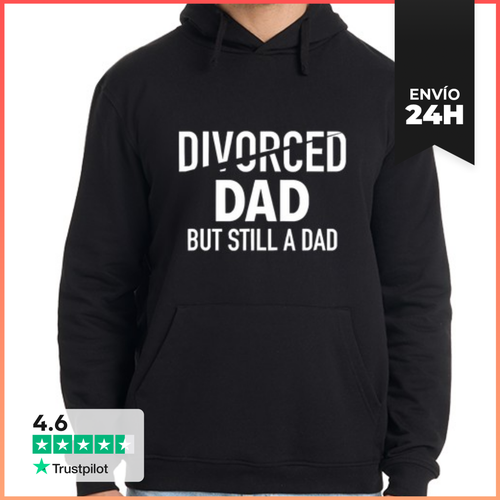 Sudadera Unisex Con Capucha Papá Divorciado Pero Sigue Siendo Un - latostadora.com - Modalova