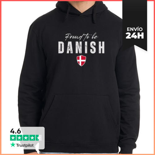 Sudadera Unisex Con Capucha Danés Orgulloso, Amo Dinamarca - latostadora.com - Modalova